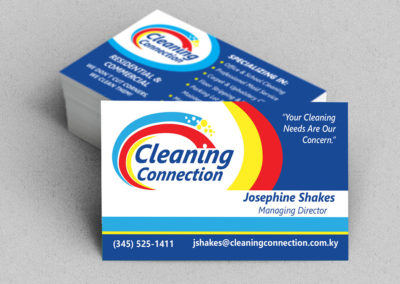 Cleaning Connection Logo and Business Card