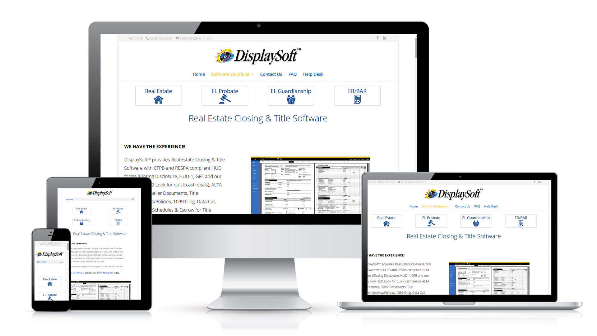 DisplaySoft Website Design
