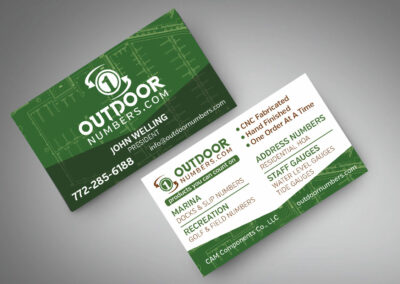 Outdoor Sign Business Cards